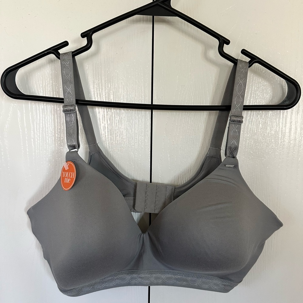 Warner's Charcoal Gray Women's Bra